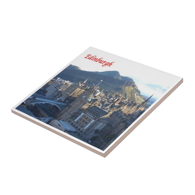 Azulejo SCT004 EDINBURGH, Escocia, (Lado)