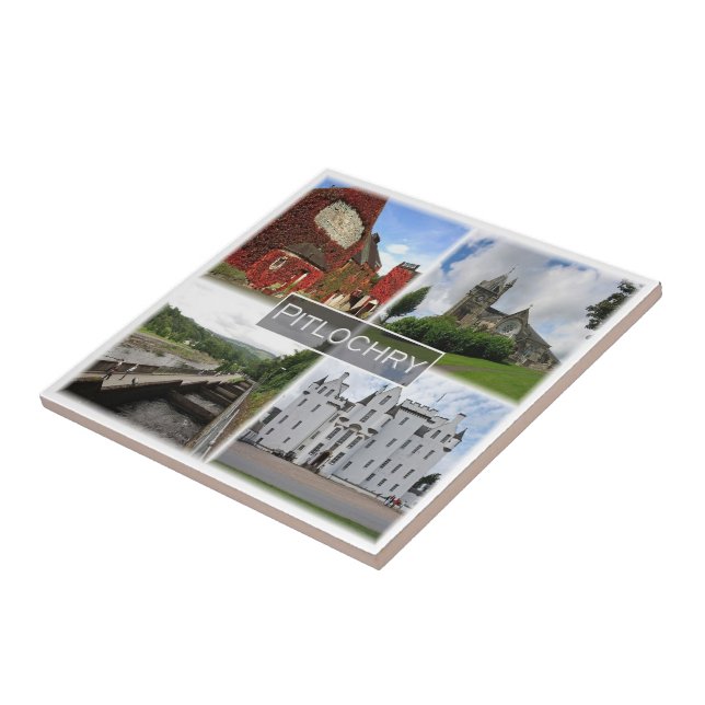 Azulejo SCT008 PITLOCHRY, Escocia (Lado)