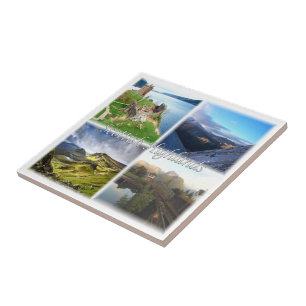 Azulejo SCT015 SCOTTISH HIGHLANDS BEN NEVIS LOCH, Escocia