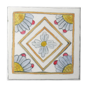Azulejo SCT_P2-3 diseño tradicional siciliano