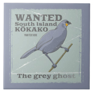 Azulejo Se busca Kokako