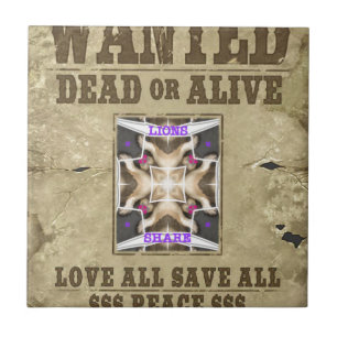 Azulejo Se busca paz, amor e inspiración: difunde armonía