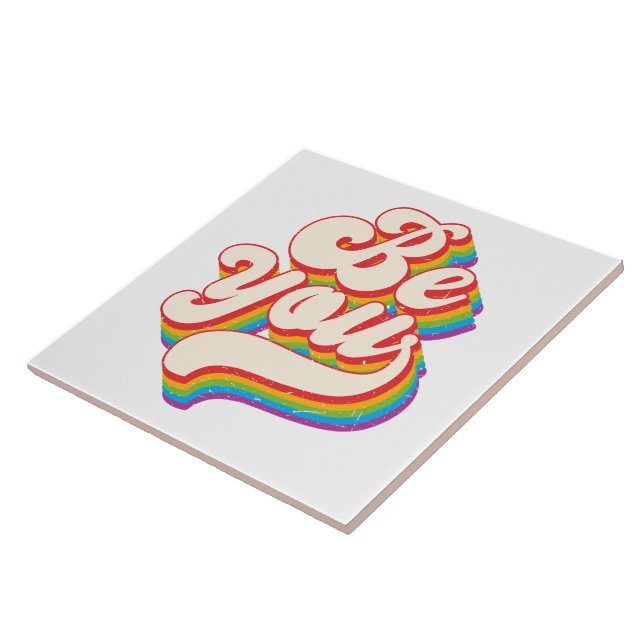 Azulejo ¡Sé Tú! Mosaico (Lado)