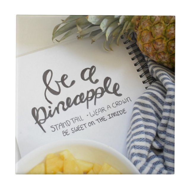 Azulejo Sé una piña (Frente)