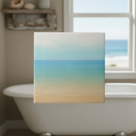 Azulejo Sea and Sand Gradient Seascape ID1204
