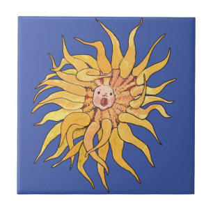 Azulejo Sea Anemone Actinia Ocean Underwater Surreal Art