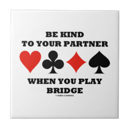 Azulejo Sea bueno con su socio cuando usted juega el