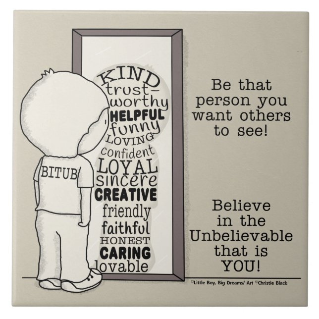 Azulejo Sea esa persona (Frente)