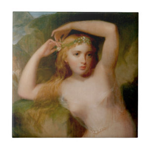 Azulejo Sea Nymph (por Thomas Sully)