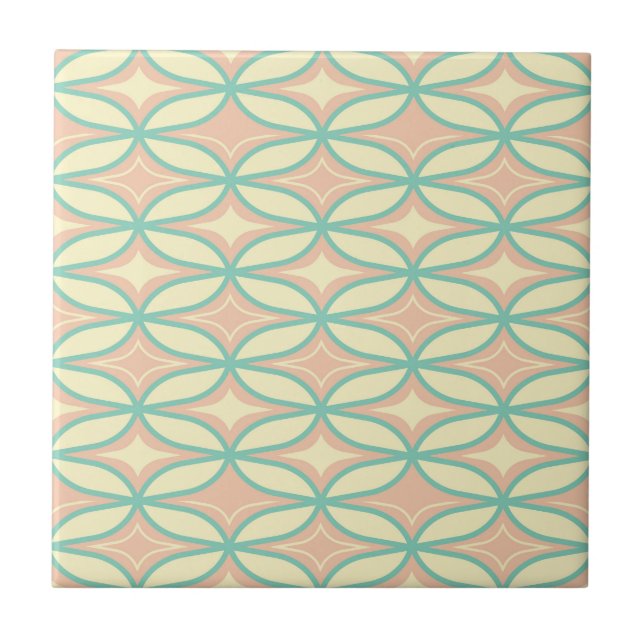 Azulejo  Seamless geometric pattern in diamond shapes  (Frente)