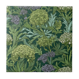 Azulejo Seamless William Morris style floral pattern