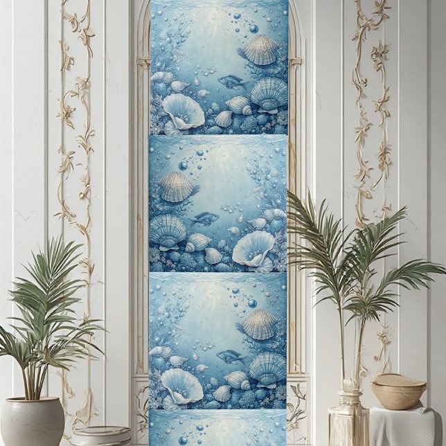 Azulejo Seashell Aquatic Fish Underwater Filtering Light  (Seashell Aquatic Fish Underwater Filtering Light Ceramic Tile)