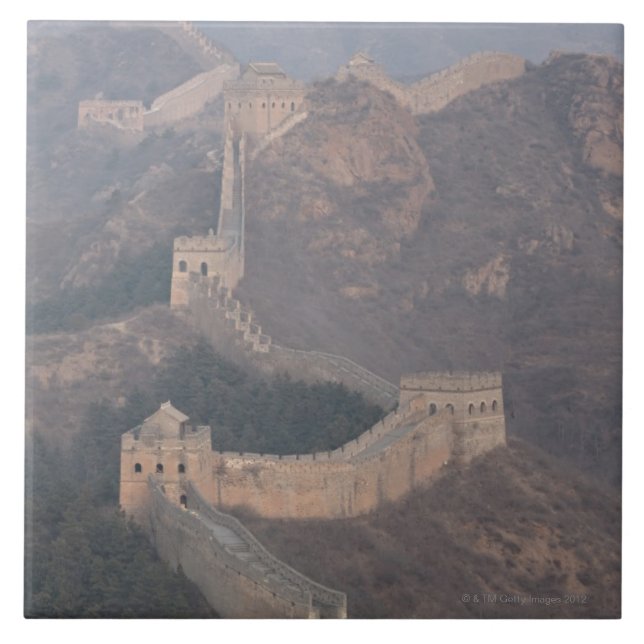 Azulejo Sección de Jinshanling, Gran Muralla de China (Frente)