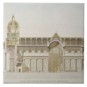 Azulejo Sección representativa de la iglesia de St.