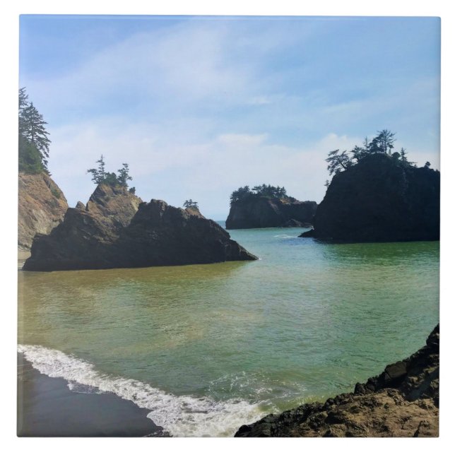 Azulejo Secret Beach, Samuel H. Boardman, Oregon (Frente)