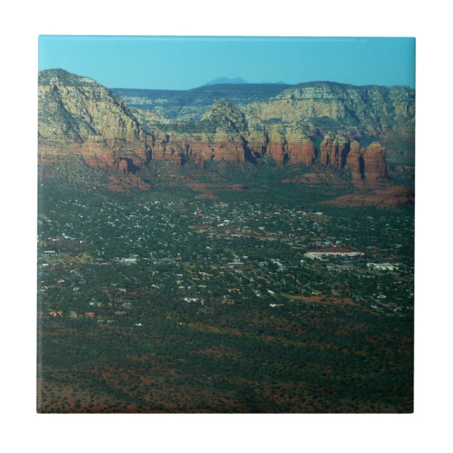 Azulejo Sedona y Coffee Pot Rock desde arriba (Frente)