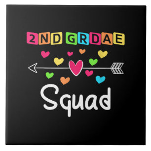 Azulejo Segundo curso del equipo de la Escuela de Camisas 