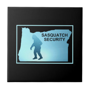 Azulejo Seguridad Sasquatch - Oregón