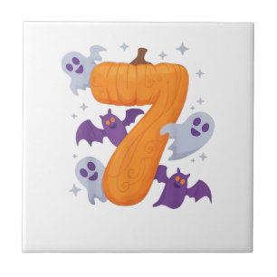 Azulejo Seis Siete Memes 6 7 Pareja de Disfraces de Hallow