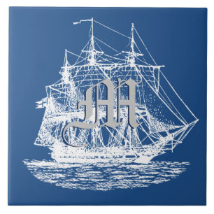 Azulejo Selección alta de la nave de la navegación náut
