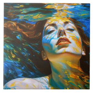 Azulejo "Selene" - Mujeres En El Agua