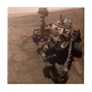 Azulejo Selfie de Marte Curiosity Marciano Rojo