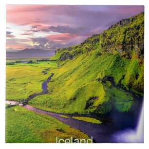 Azulejo Seljalandfoss (Islandia)