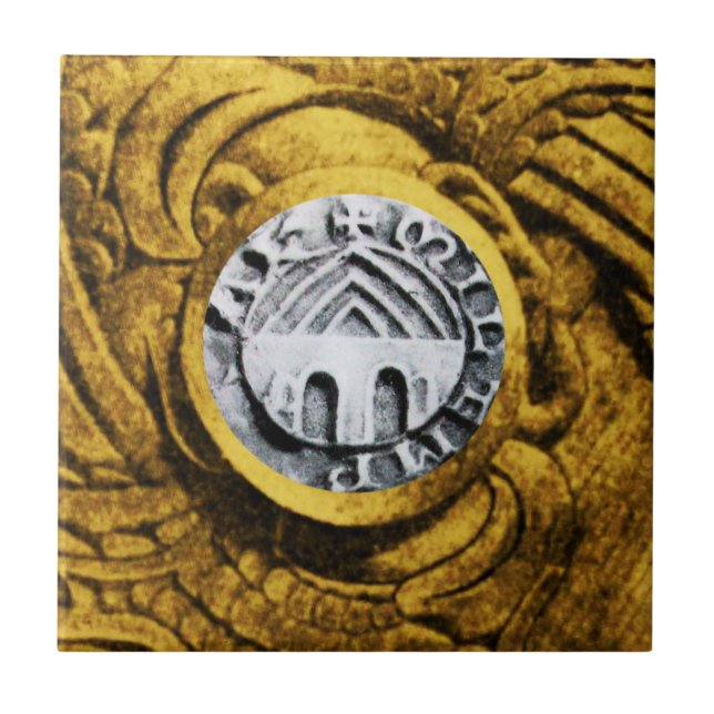 AZULEJO SELLO DE LA PLANTILLA DE LOS CABALLOS (Frente)