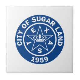 Azulejo Sello de tierras azucareras (Texas)