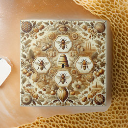 Azulejo Sellos de apicultura Ucrania Apicultura Cera de co