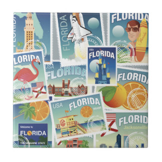 Azulejo Sellos de la Florida
