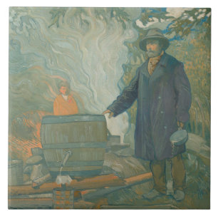 Azulejo Selva todavía brilla por los brillantes de luz bla