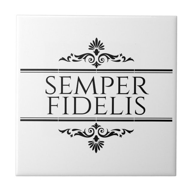 Azulejo Semper Fidelis (Frente)