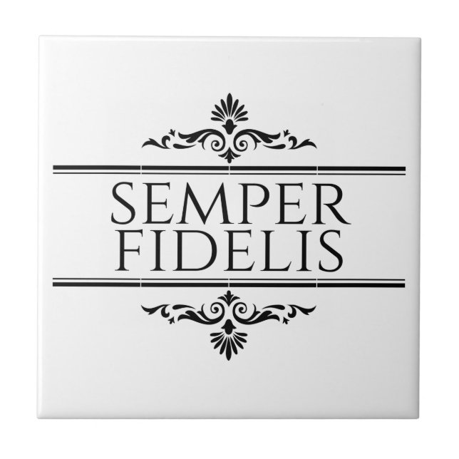 Azulejo Semper Fidelis (Frente)