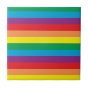 Azulejo Sencillamente patrón arco iris