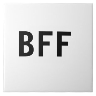 Azulejo Sencillo minimalista BFF mejores amigos familia no