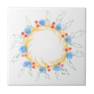 Azulejo Sencillo y elegante logo personalizado aquí compañ