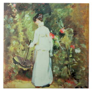 Azulejo Señora Constable en su jardín
