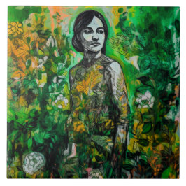 Azulejo Señora del Misterio