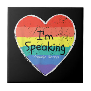 Azulejo Señora Vicepresidenta Hablo Kamala Harris gi