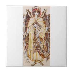 Azulejo Serafín Ángel rodea el Trono Divino