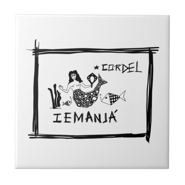 Azulejo Sereia nordestina (Frente)