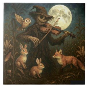 Azulejo Serenade del espantapájaros de la luna completa