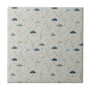Azulejo Sereno patrón floral de jardín de lluvia (11)