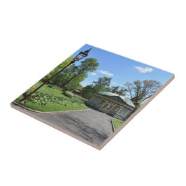 Azulejo Serenos Jardines Botánicos de Ballarat Cerámica Az