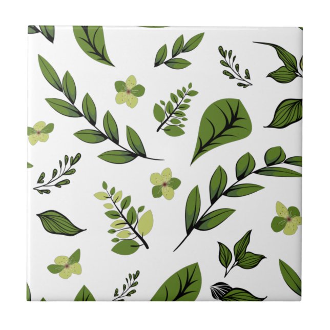 Azulejo Serie de diseño floral 4 (Frente)