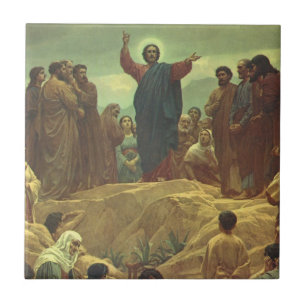 Azulejo Sermón de la Montaña de Jesucristo, Religión Vinta