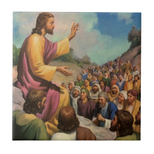 Azulejo Sermón de la Montaña de Jesucristo, Religión Vinta