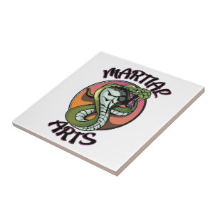 Azulejo Serpiente de artes marciales