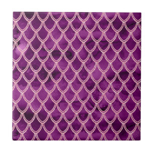 Azulejo Serpiente púrpura patrón de reptil